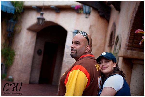 Disney Engagement Photo