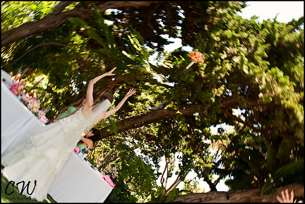 San Diego Botanical Walled Garden Boquet Toss