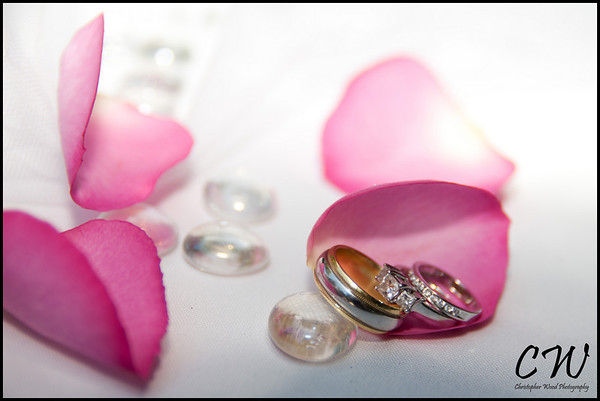 Wedding Rings with Roses